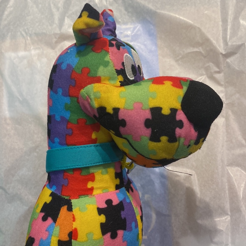 Scooby Doo plush 12” puzzle Pice print - Picture 8 of 8
